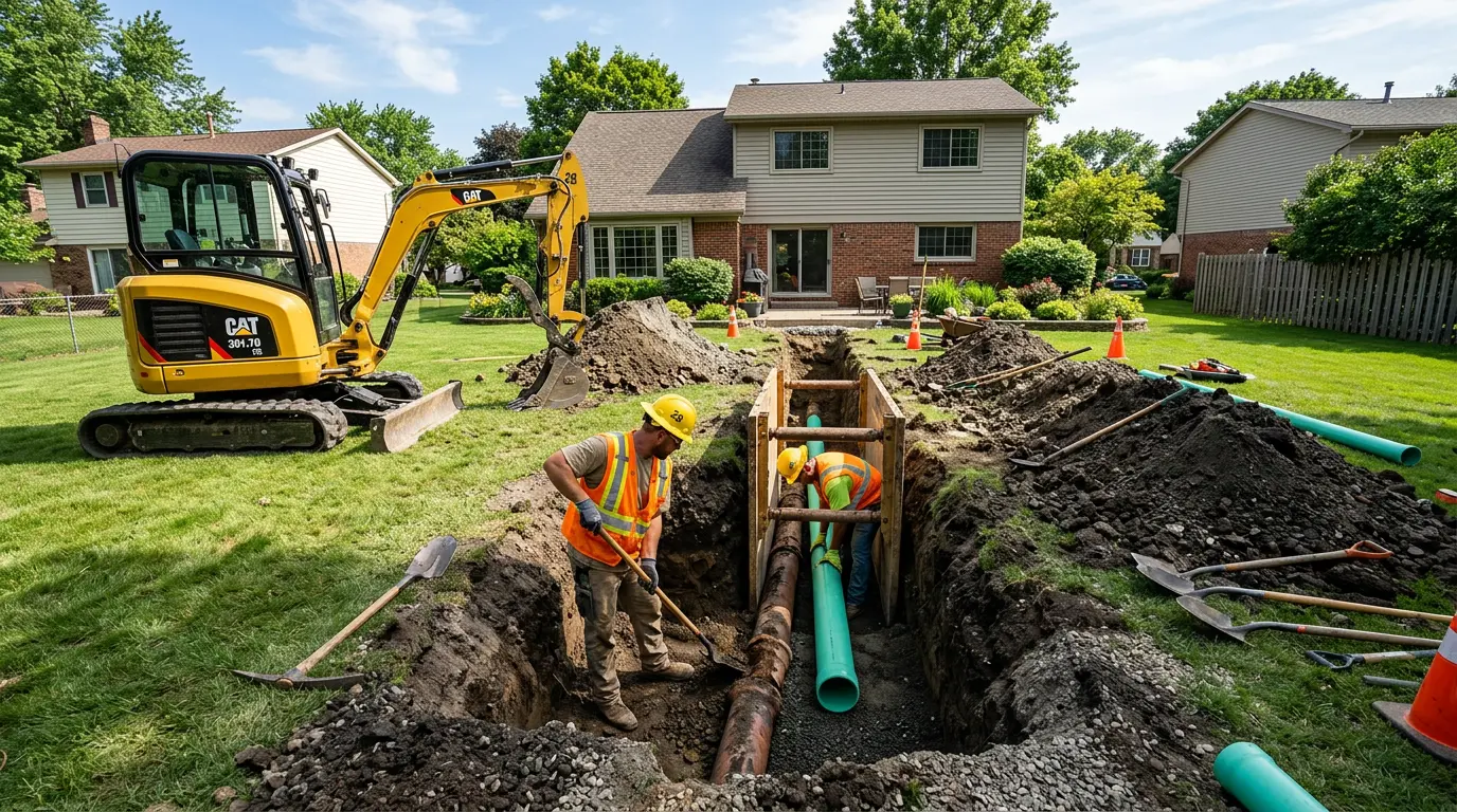 Sewer Line Installation in Pittstown, NY